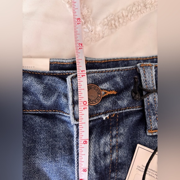 Judy Blue Blue Distressed High waisted Jeans 5/27 New with tags - Picture 7 of 10